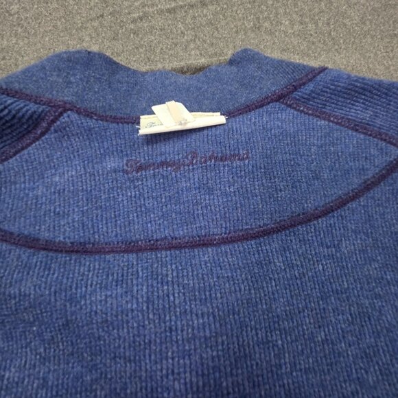 Tommy Bahama Mens 1/4 Zip Reversible Sweatshirt Size XXL, 2XL Tencel - Picture 11 of 12